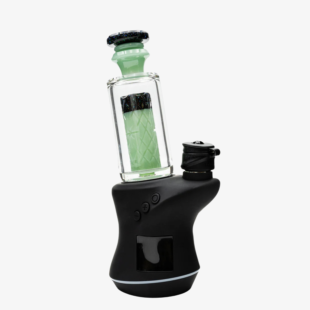 Mint Apollo | Hand-Carved Focus Top (Crushed Opal Capped Core + Mouthpiece)