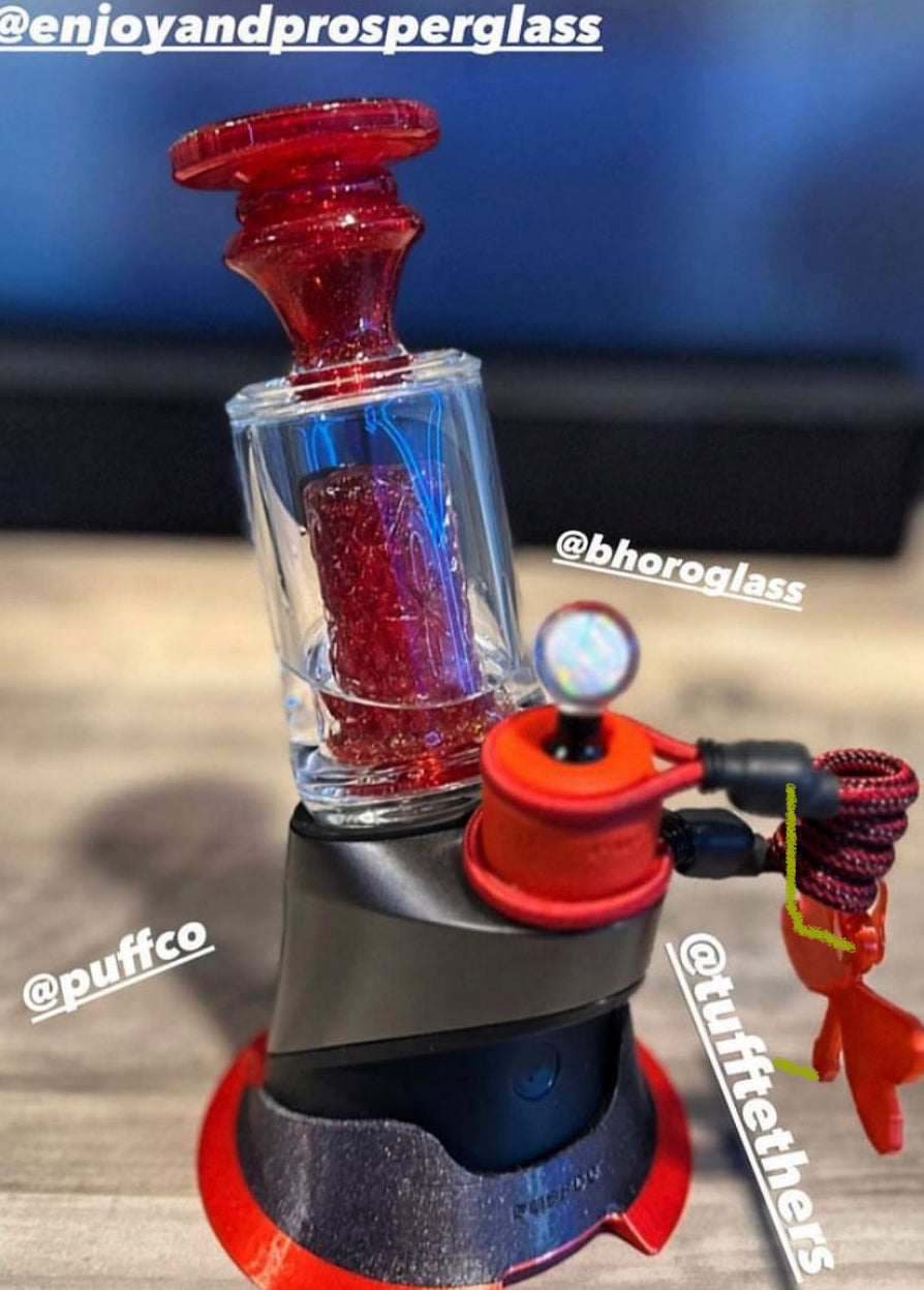 Firecore Point Red Hand-Carved Focus V Top • FireCore Apollo (Crushed Opal) – Enjoy & Prosper